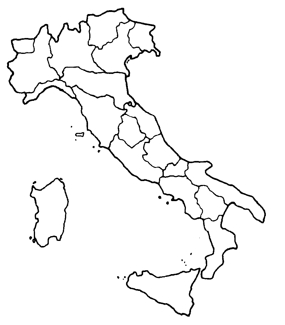 Cartina Muta Italia