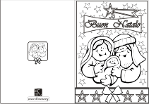 Biglietti Di Auguri Di Natale Da Colorare Maestra Mary