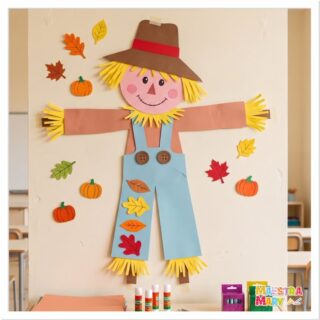 decorazione autunno spaventapasseri