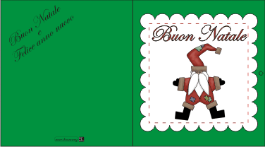 biglietto di babbo natale