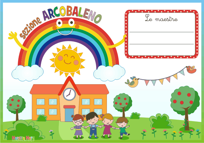 sezione arcobaleno - scuola infanzia