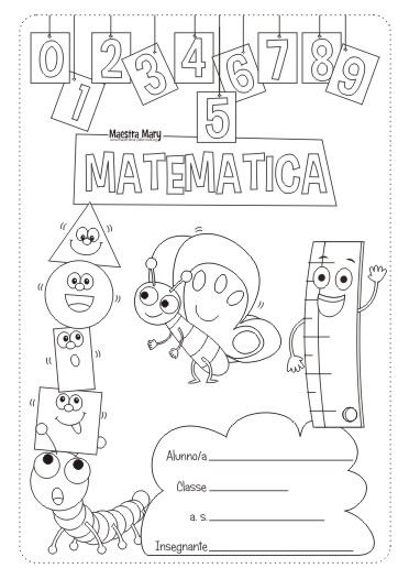 copertina di matematica scuola