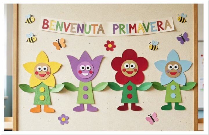 decorazioni di primavera scuola