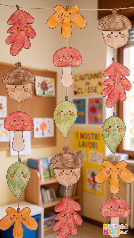 decorazioni autunnali scuola primaria