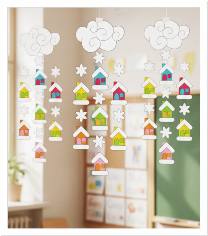 decorazioni inverno scuola