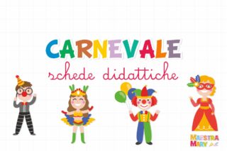 schede didattiche di carnevale