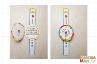 orologio festa del papà lavoretto