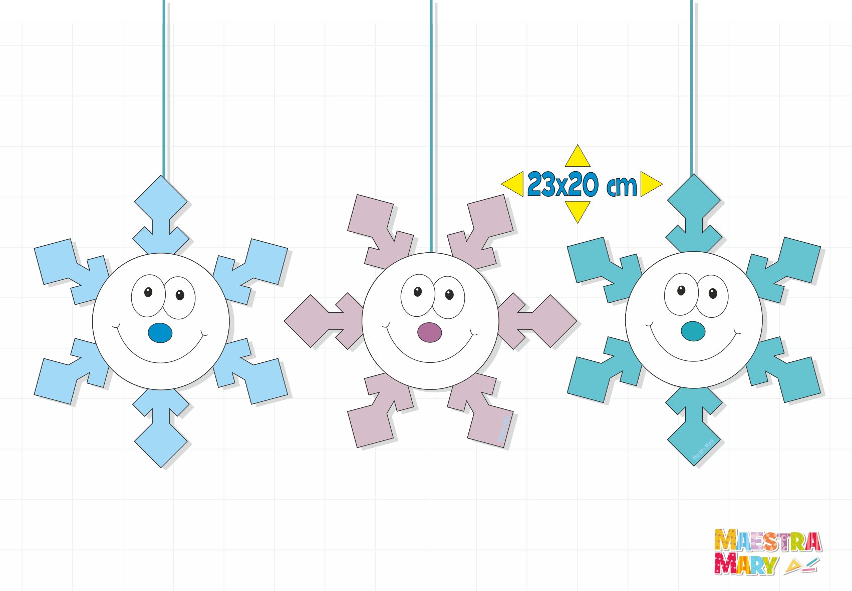 decorazioni inverno cristalli di neve