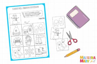 scheda inverno classe prima