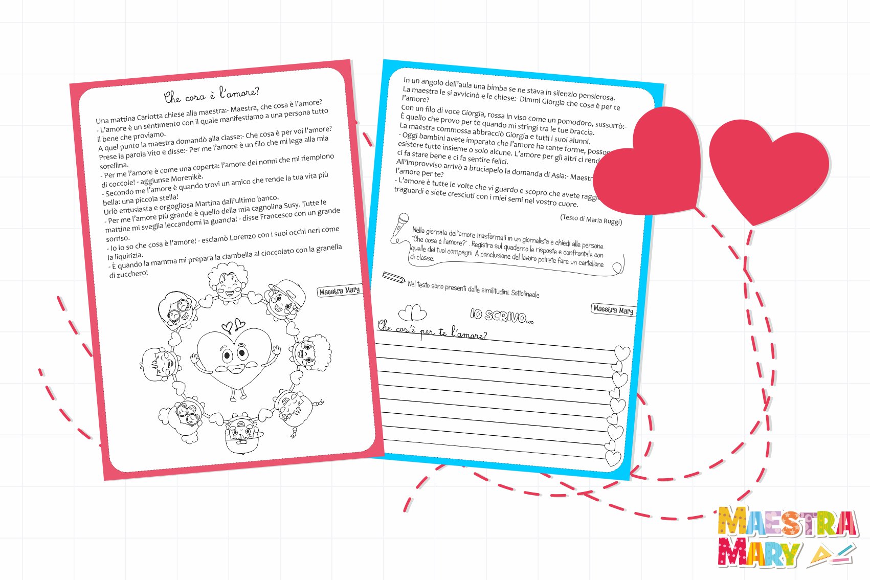 schede amore san valentino