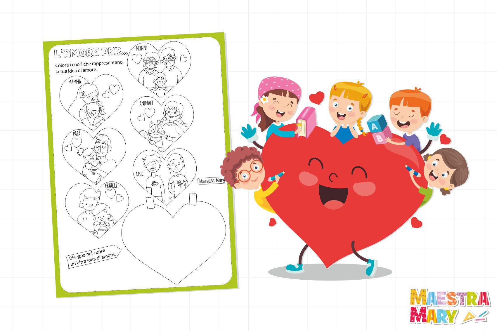 schede amore san valentino