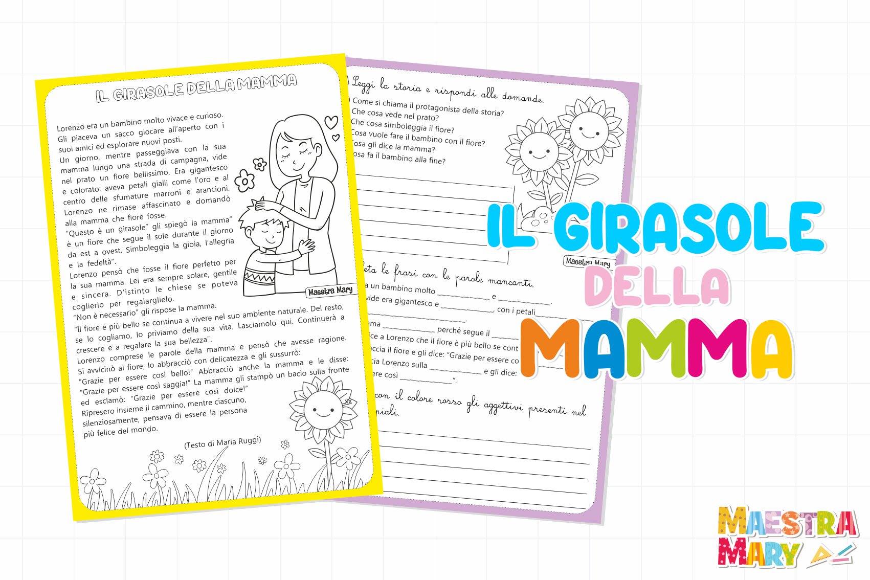schede dedicate alla mamma