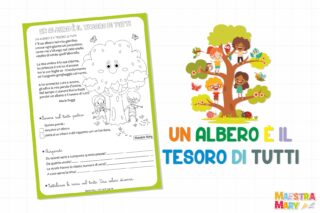 scheda poesia alberi scuola primaria