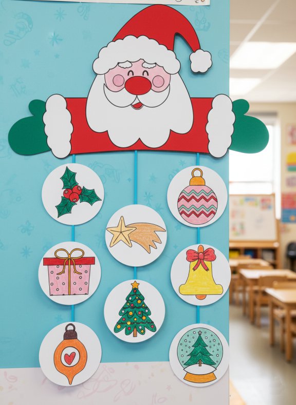 decorazione di Natale con Babbo Natale