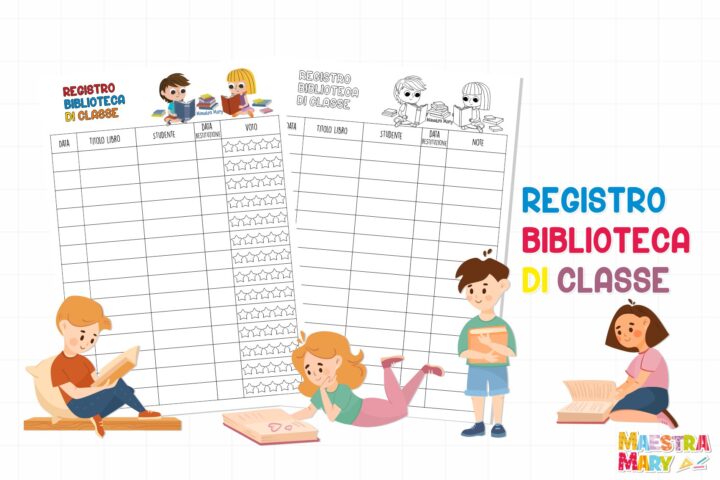 tabella registro biblioteca di classe