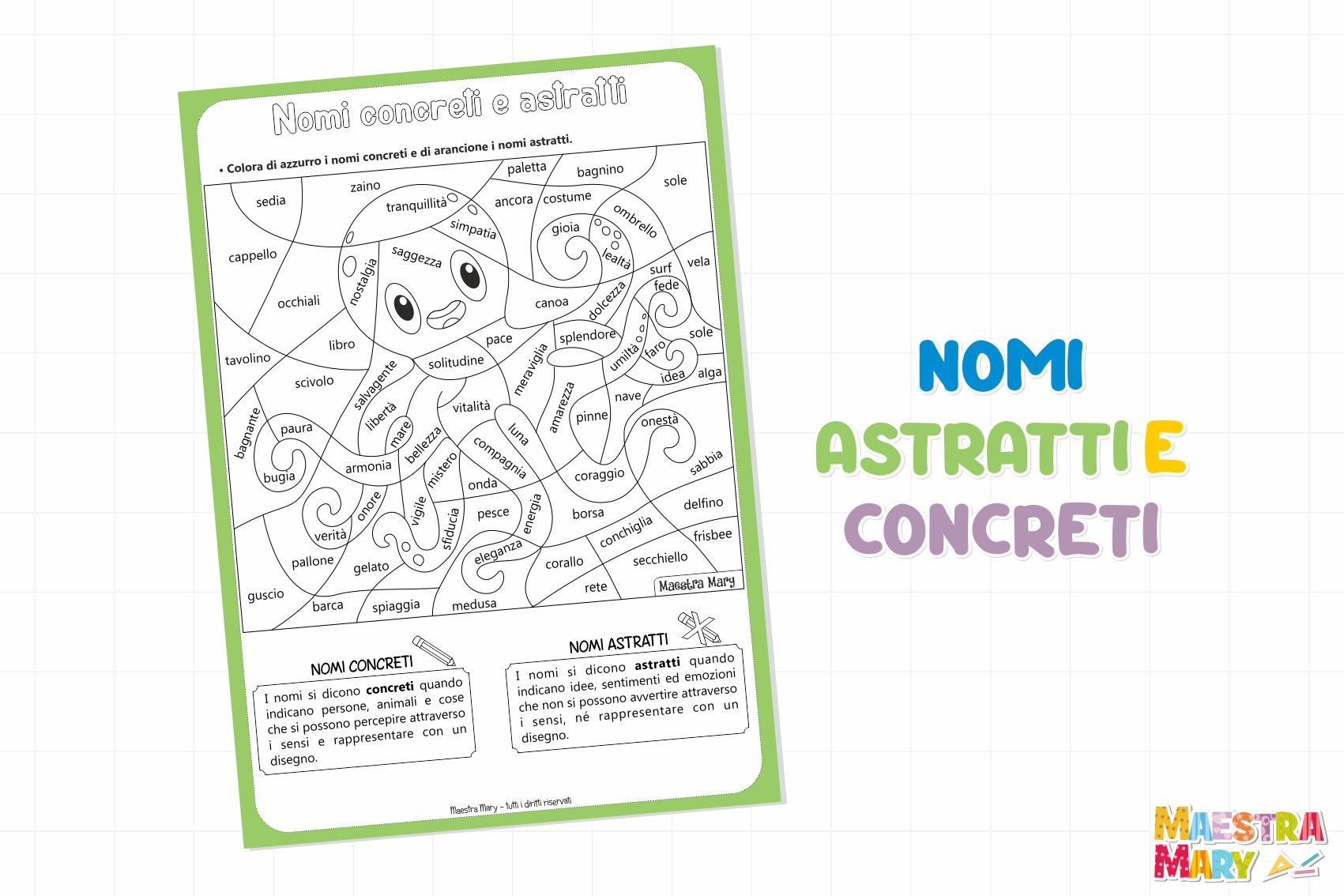 italiano nomi concreti e astratti