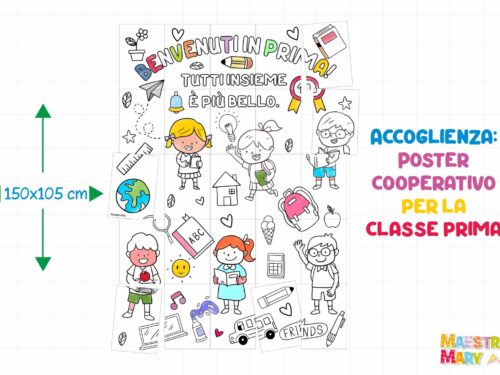 Accoglienza: poster cooperativo per la classe prima