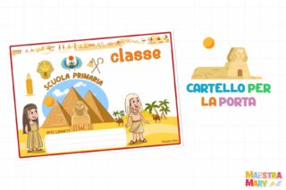 cartello porta aula egizi