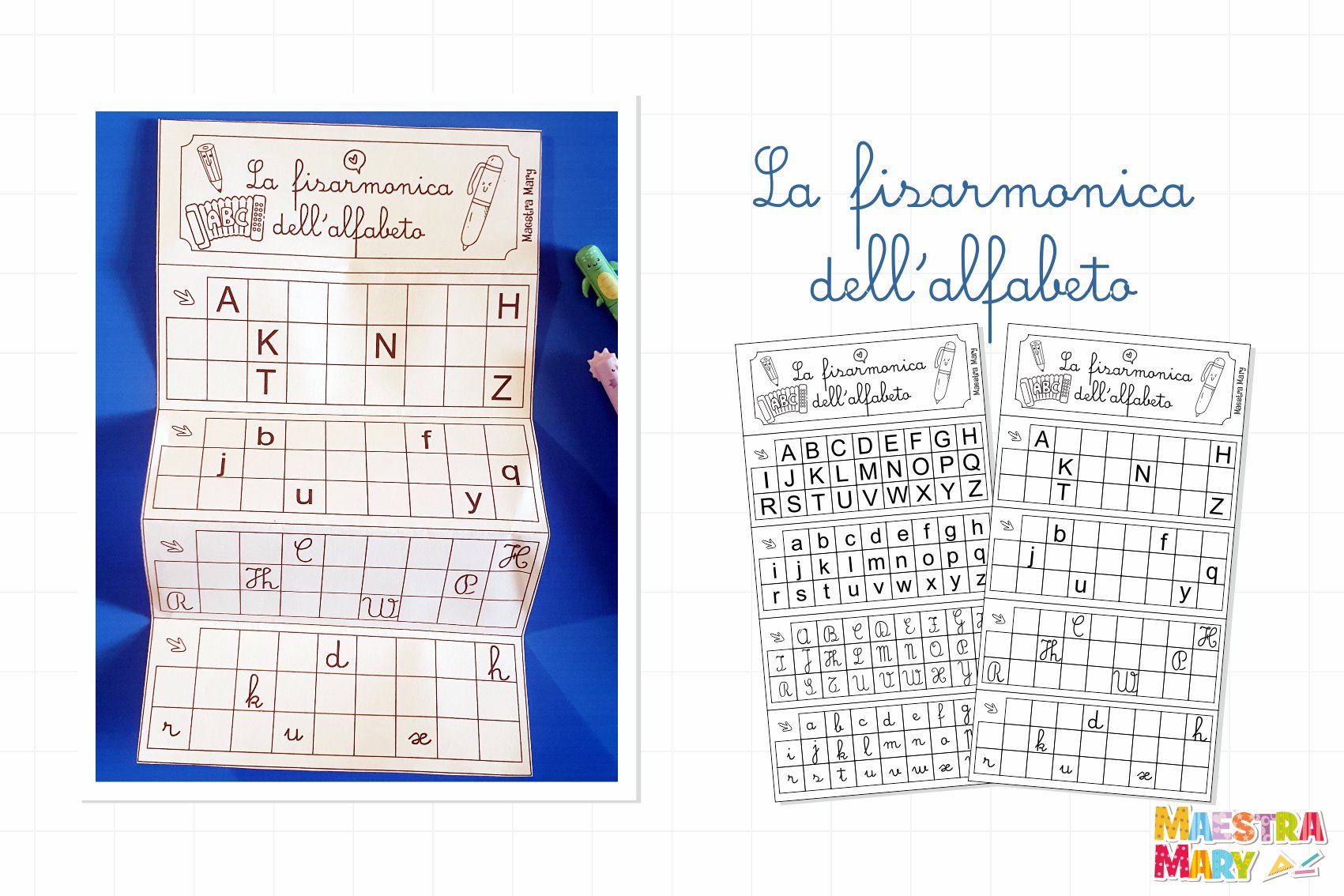 fisarmonica dell'alfabeto