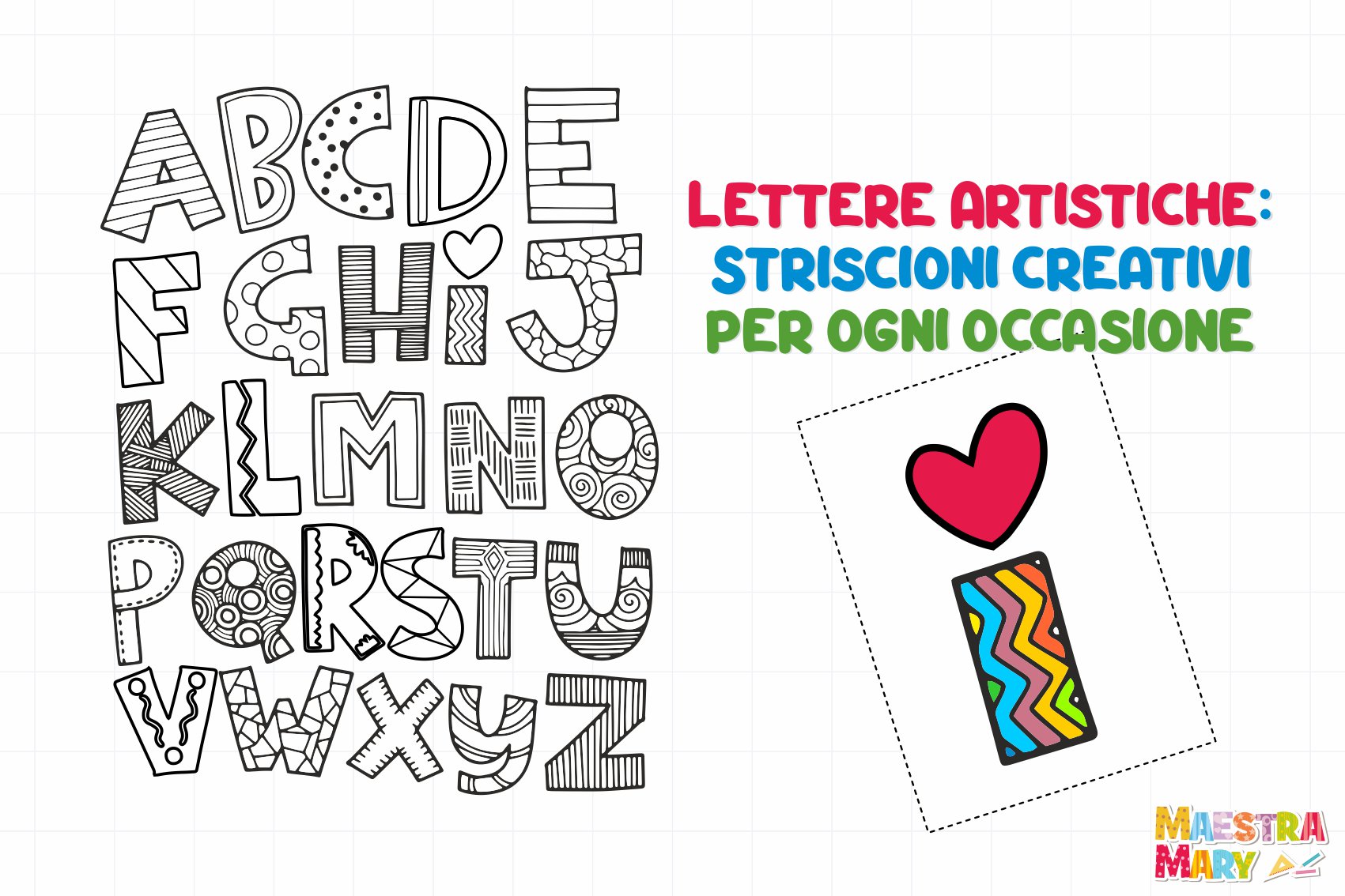 striscione lettere artistiche
