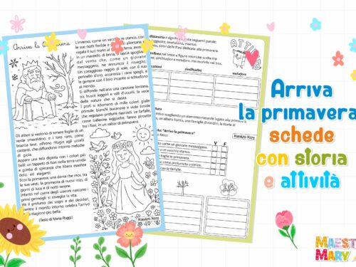 Arriva la primavera: schede con storia e attività