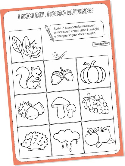 scheda italiano autunno scuola primaria