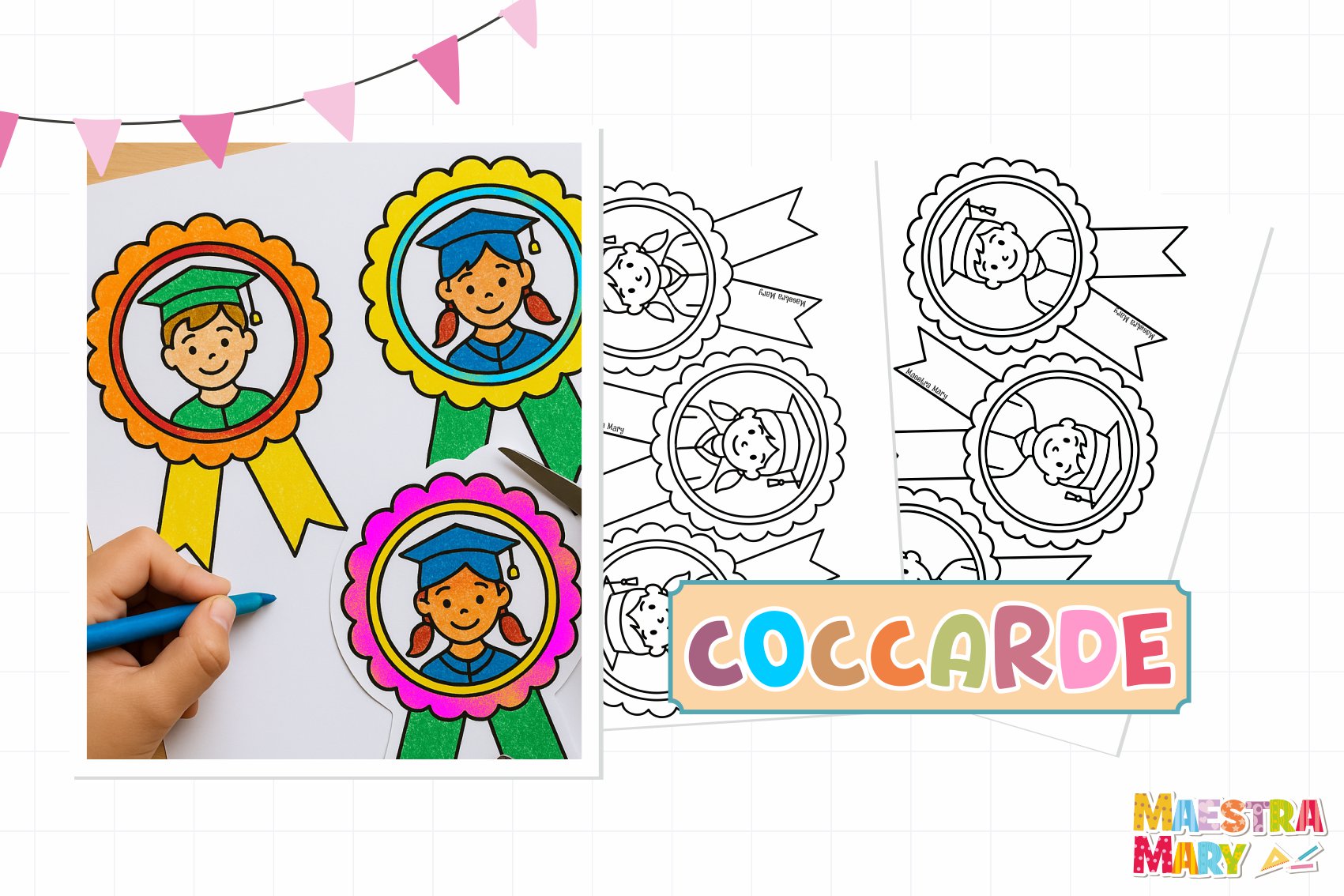 coccarde fine anno scolastico