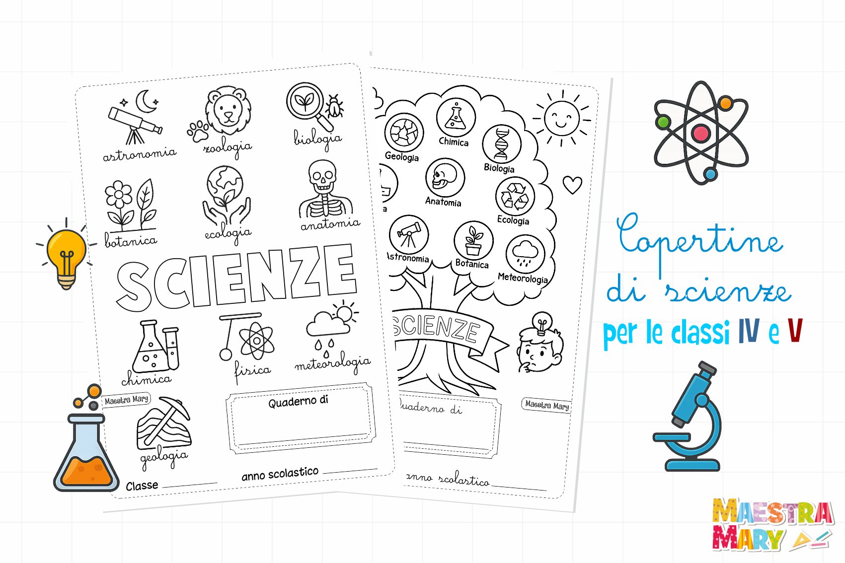 Copertine di scienze scuola prinaria