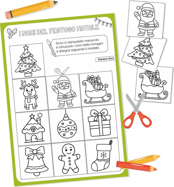 schede per bambini di scrittura maiuscolo e minuscolo