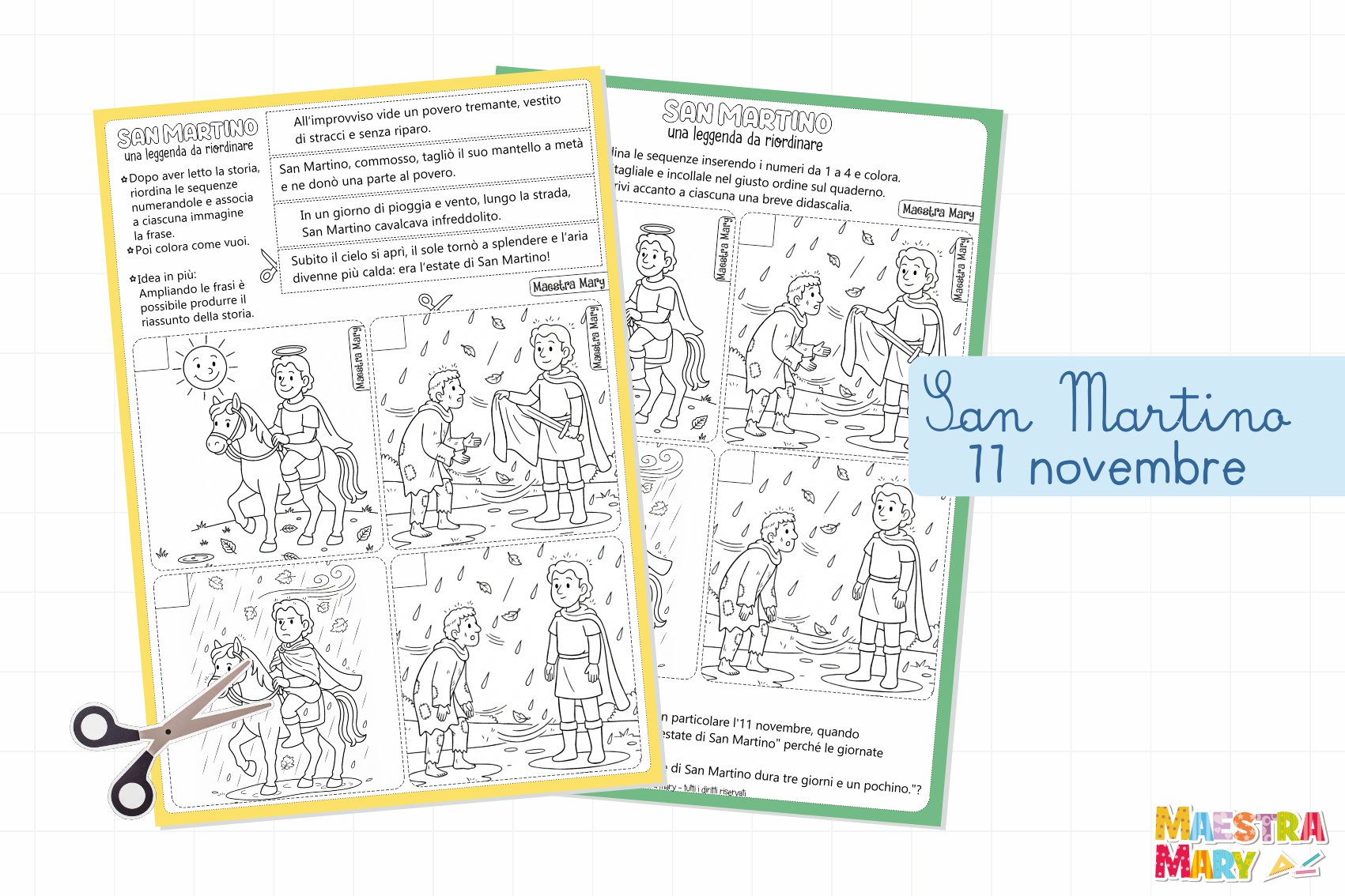 leggenda di San Martino scuola primaria