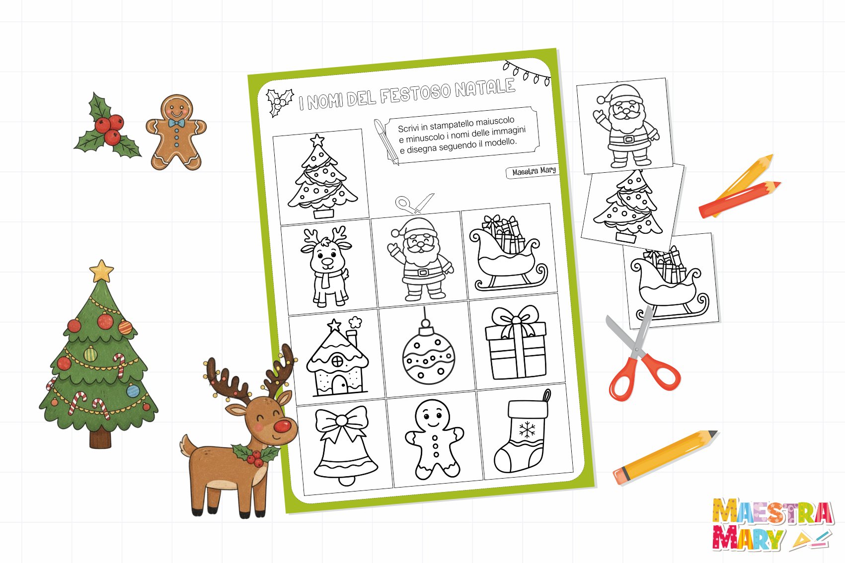 schede per bambini di scrittura maiuscolo e minuscolo