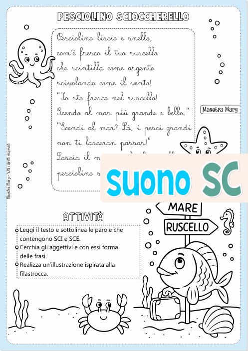 scheda con il suono sc