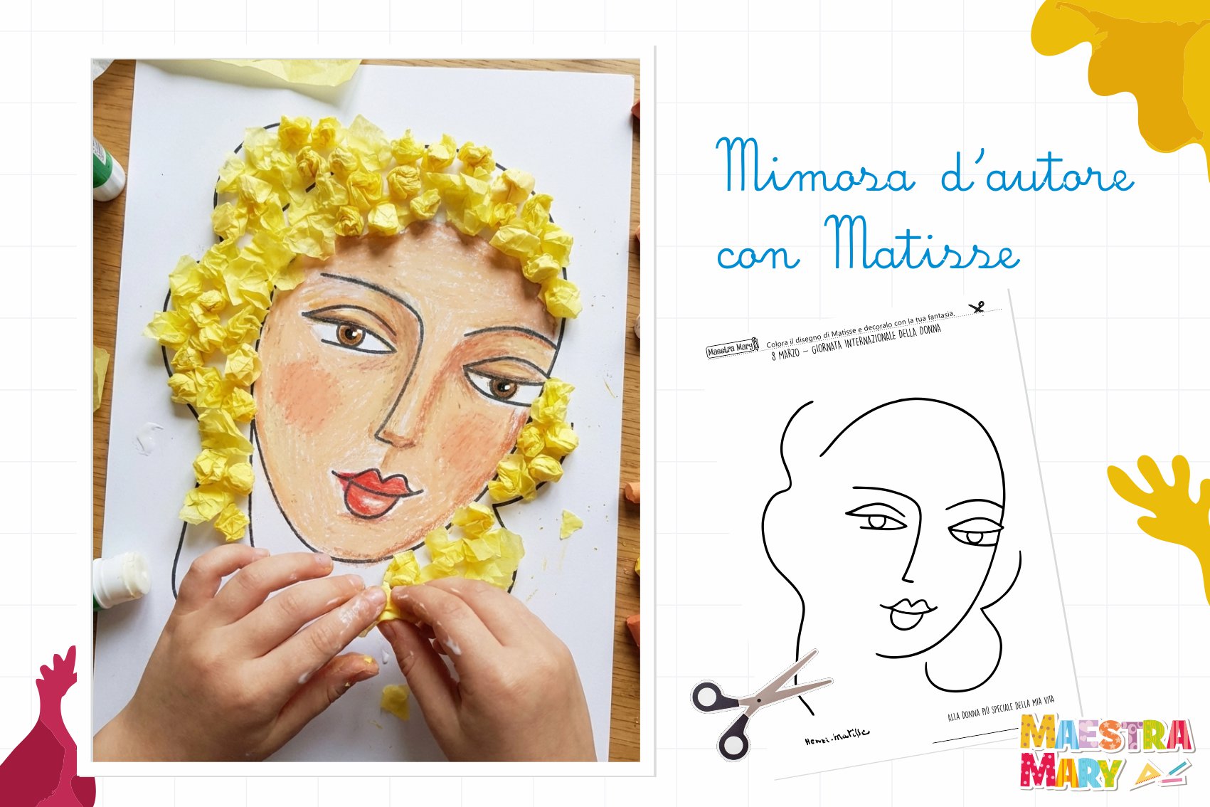 mimosa d'autore con Matisse