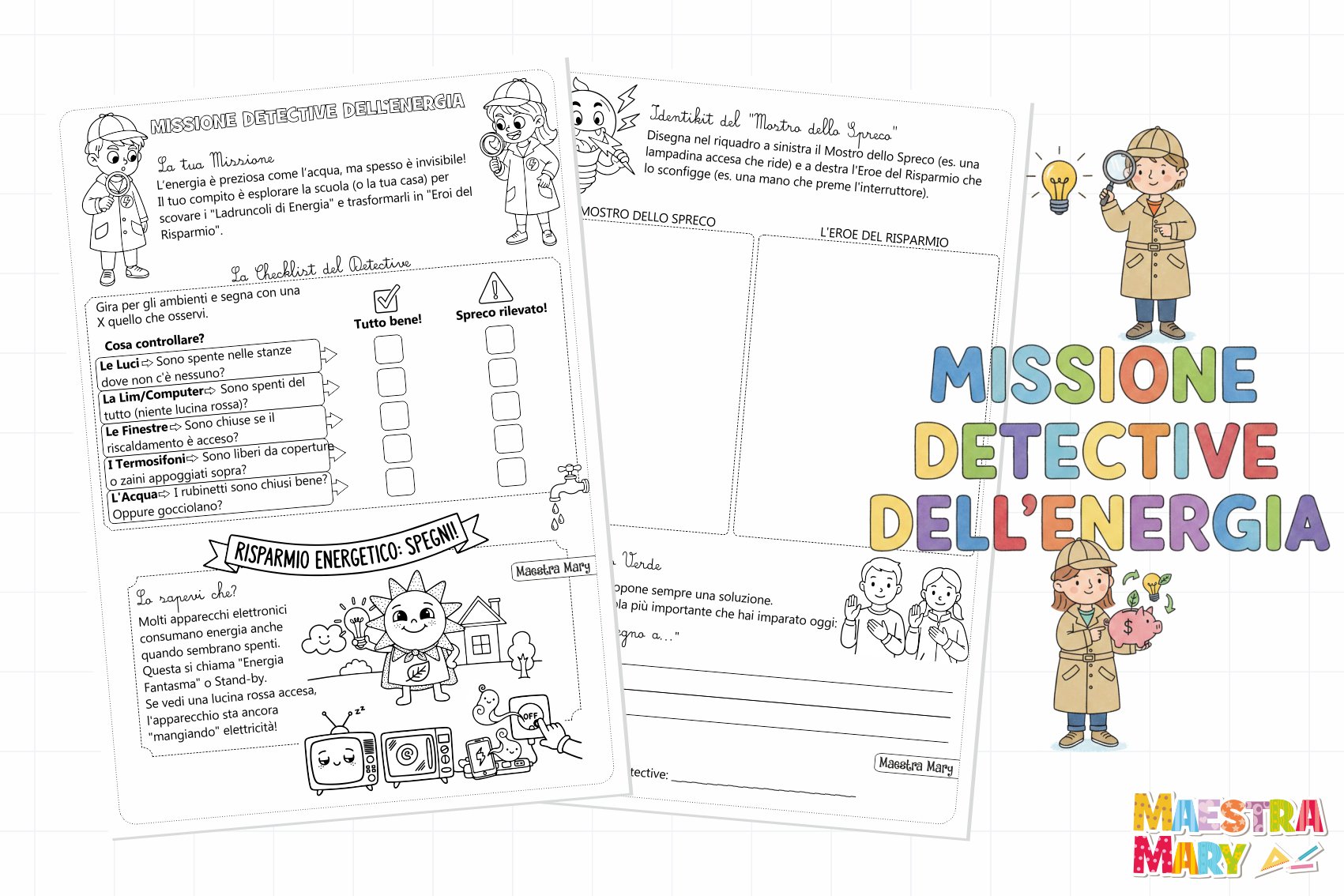 risparmio energetico attività scuola primaria